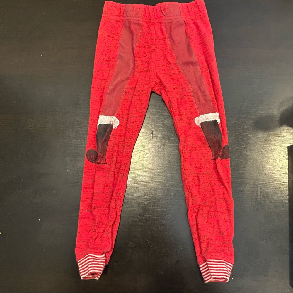 ☀️ 3/$15 Toddler Kids Santa Print Pajama Pants Red Christmas